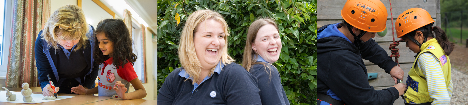 Girlguiding volunteers